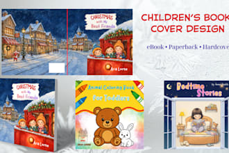 design a professional childrens book cover