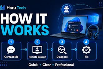 troubleshoot and fix windows PC problems remotely
