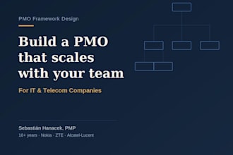 design your pmo framework and project governance processes
