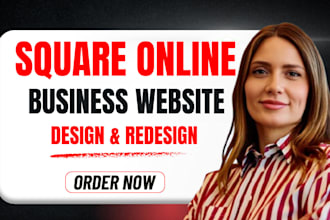 square online store redesign square website design business ecommerce square seo
