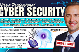 be your cybersecurity ebook ghostwriter, technical writer, technology guide
