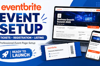 create eventbrite event page registration ticket booking event listing promotion
