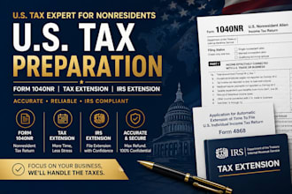 tax extension, form 1040nr, irs extension, tax filing, u s  tax preparation