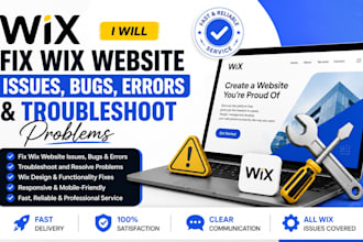fix wix website issues, bugs and troubleshoot problems