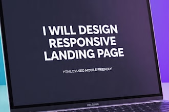 design and code modern html landing page