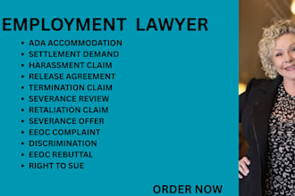 be your ny, ca, florida,texas employment lawyer for severance agreement and eeoc