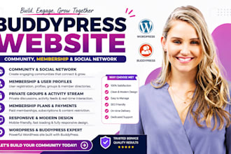 create buddyboss buddypress wordpress community with membership website
