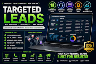 give first hit take sweep leads, autodailer system, gambler leads, crypto leads
