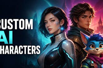 create custom ai characters and digital illustrations