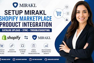 setup and optimize mirakl shopify marketplace product integration catalog upload