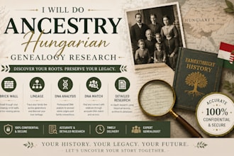 do ancestry hungarian genelogy research,  brick wall, lineage dna analysis match