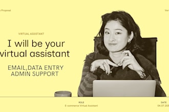 do virtual assistant, data entry and email management
