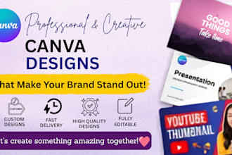 create anything you need professional in canva