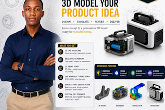 do cad design, 3d product design, and industrial design