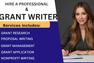 write and edit your research or academic grant proposal