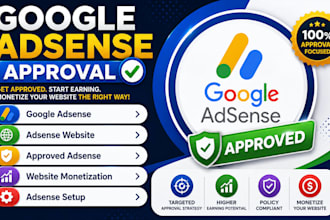 fix your adsense website for google adsense approval and monetization