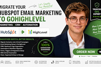 migrate hubspot to gohighlevel CRM and marketing automation