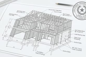 do structural design and stamped engineering calculations for building permit