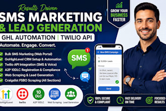 do SMS marketing, ghl automation, twilio API