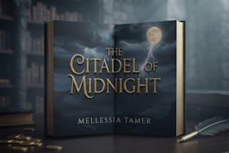 design professional dark fantasy and psychological thriller book covers
