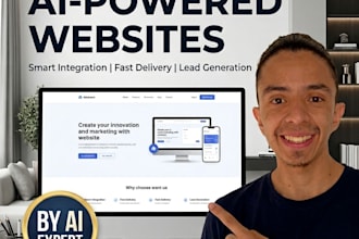 build a custom ai powered website