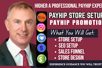 setup payhip, payhip website payhip store, stan store, shopify digital products
