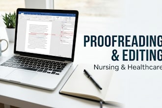 proofread and edit nursing and healthcare papers