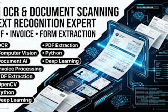 develop ocr computer vision text face recognition and document scanning solution