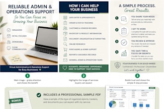 provide virtual admin and operations support
