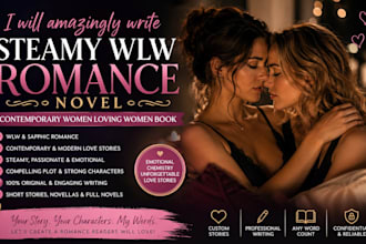 amazing write steamy wlw romance novel, contemporary women loving women book
