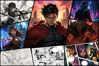 draw comic book illustration comic art graphic novel comic strip