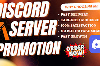 promote discord server, minecraft promotion, fivem ads, rust, dayz gaming server