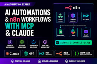 build ai automations and n8n workflows with mcp and claude