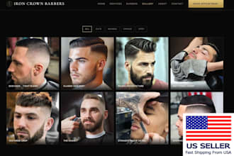 build a professional barbershop website with online booking