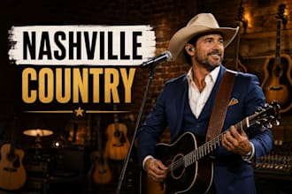 be your nashville male country demo song singer and acoustic guitarist tracks