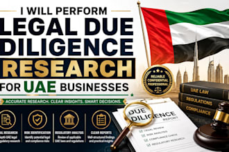 perform legal due diligence research for uae businesses