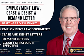 draft employment law,cease and desist and demand letter