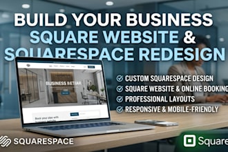 build square website design squarespace website redesign square online booking