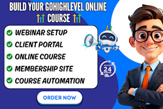 do gohighlevel membership online course client portal ghl webinar reputation