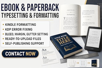 do book formatting ebook formatting kindle formatting layout for amzon kdp
