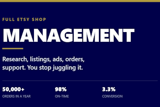 manage your etsy shop with SEO and order handling