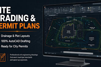 design site grading plan drainage plan or permit site plan