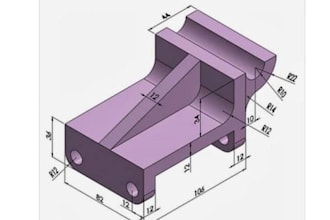 create 3d cad models and mechanical parts in solidworks