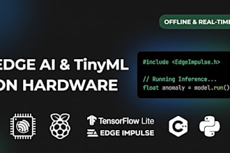 develop edge ai and tinyml on esp32 and raspberry pi