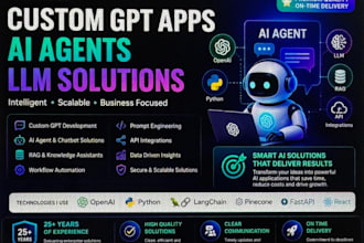 build ai agents, llm apps and genai solutions