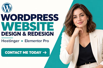 do wordpress website redesign hostinger website wordpress elementor webite pro