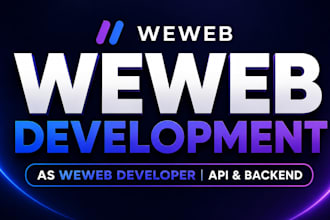weweb development as a weweb developer api backend