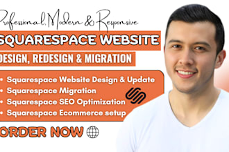 build squarespace website design, redesign squarespace seo, website development