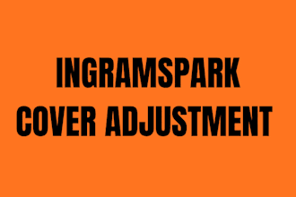adjust your book cover for ingramspark print ready requirements