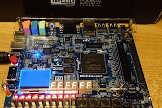 design and implement fpga projects using verilog, vhdl and intel quartus